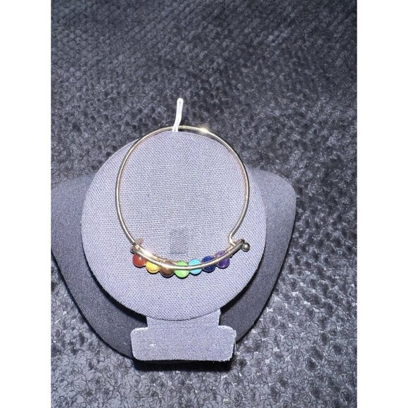 Chakra Bead Cuff Bracelet Energy Healing - Picture 3 of 7